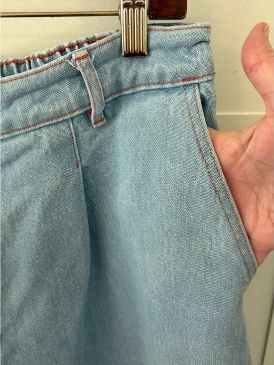 Big Bud Press Denim Hi-Rise Trousers. Size Large. - Picture 5 of 16